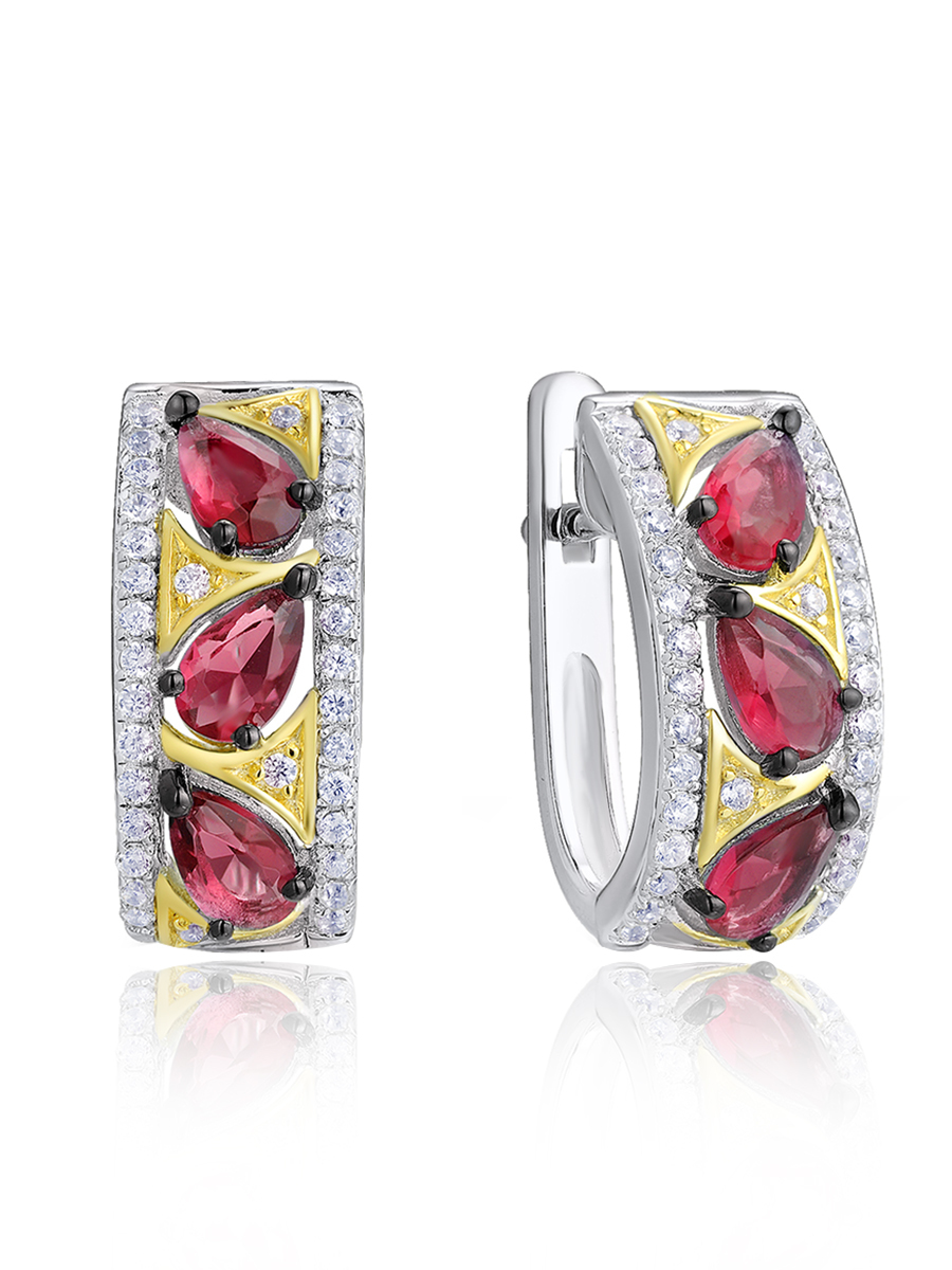 

Серьги из серебра VALTERA 103635, фианит, 103635