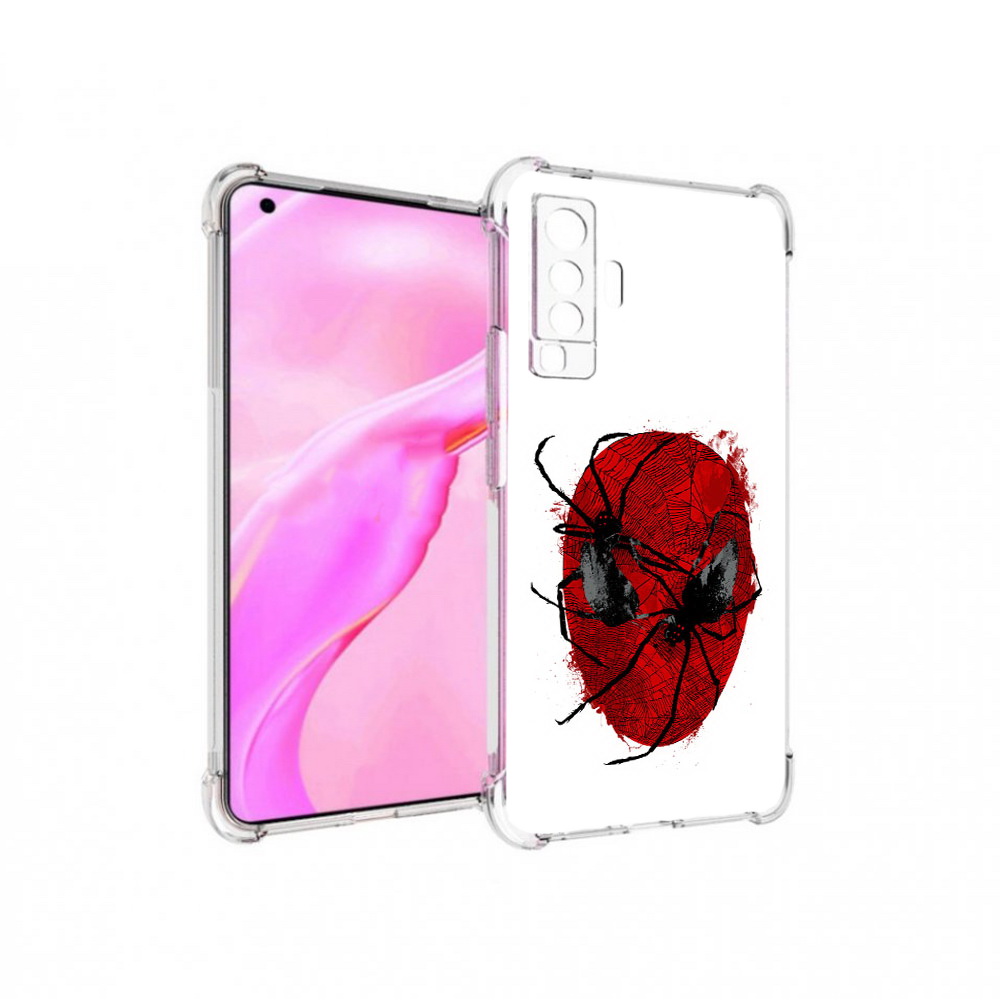 

Чехол MyPads Tocco для Vivo X50 человек паук (PT226969.391.673), Прозрачный, Tocco