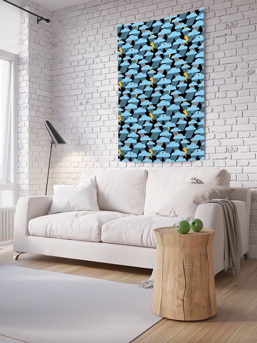 

Вертикальное фотопанно на стену JoyArty Косой дождь 150x200 см, Косой дождь
