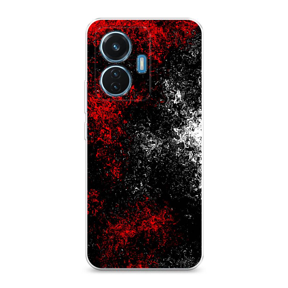 

Чехол для Vivo T1 "Монотипия", Красный;черный;белый, 267150-3