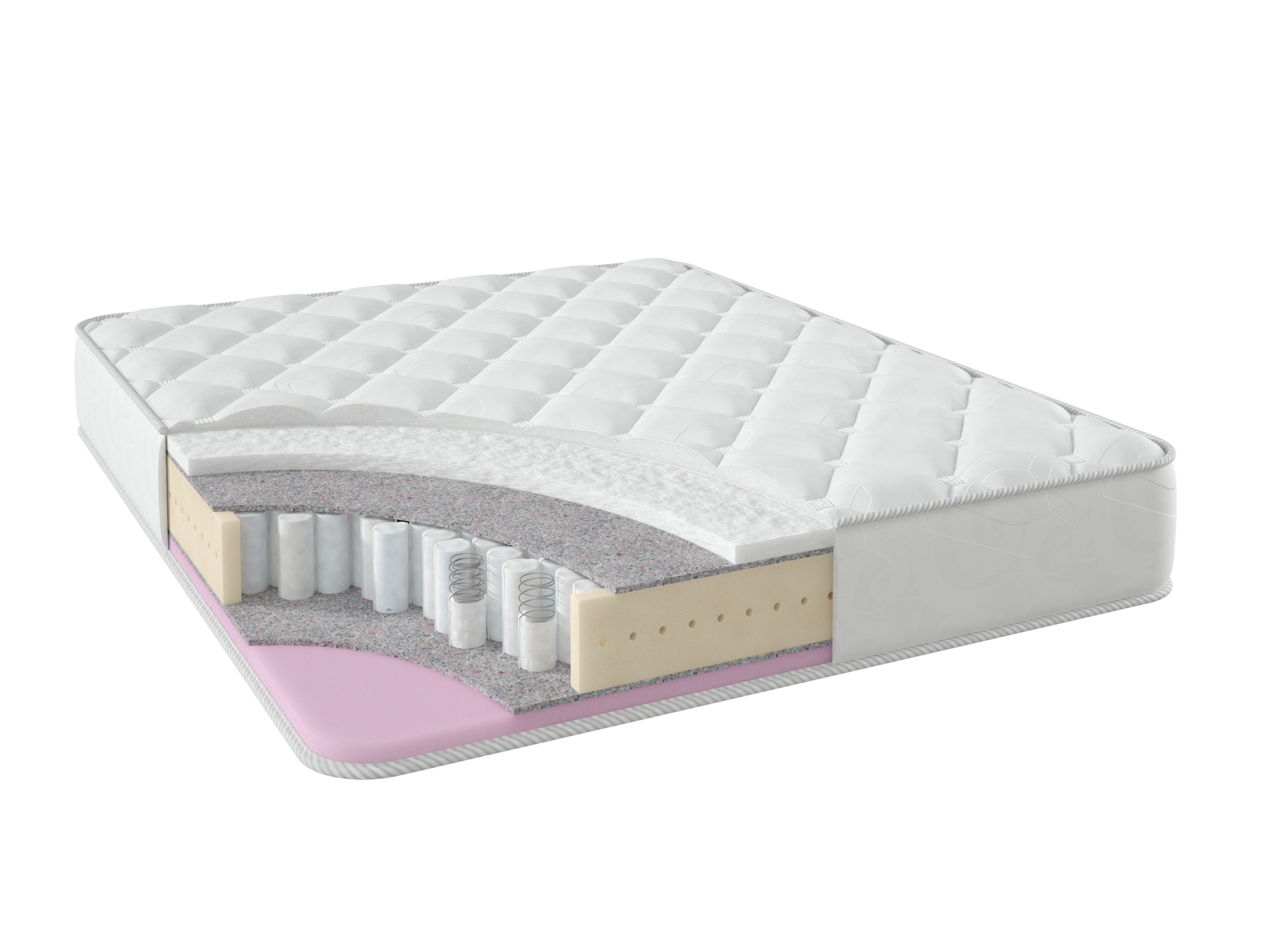 

Матрас Stories Классик Солар ТФК 205х205, Бежевый;белый;серый;серебристый, Солар ТФК