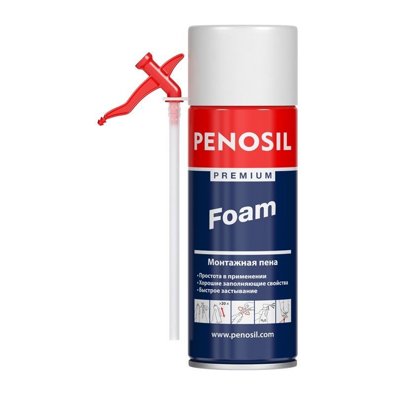 ПЕНОСИЛ Premium Foam Пена монтажная бытовая (340мл)