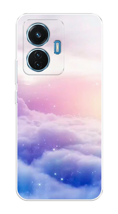 

Чехол на Vivo T1 "Небеса", Голубой;белый;розовый, 267150-2