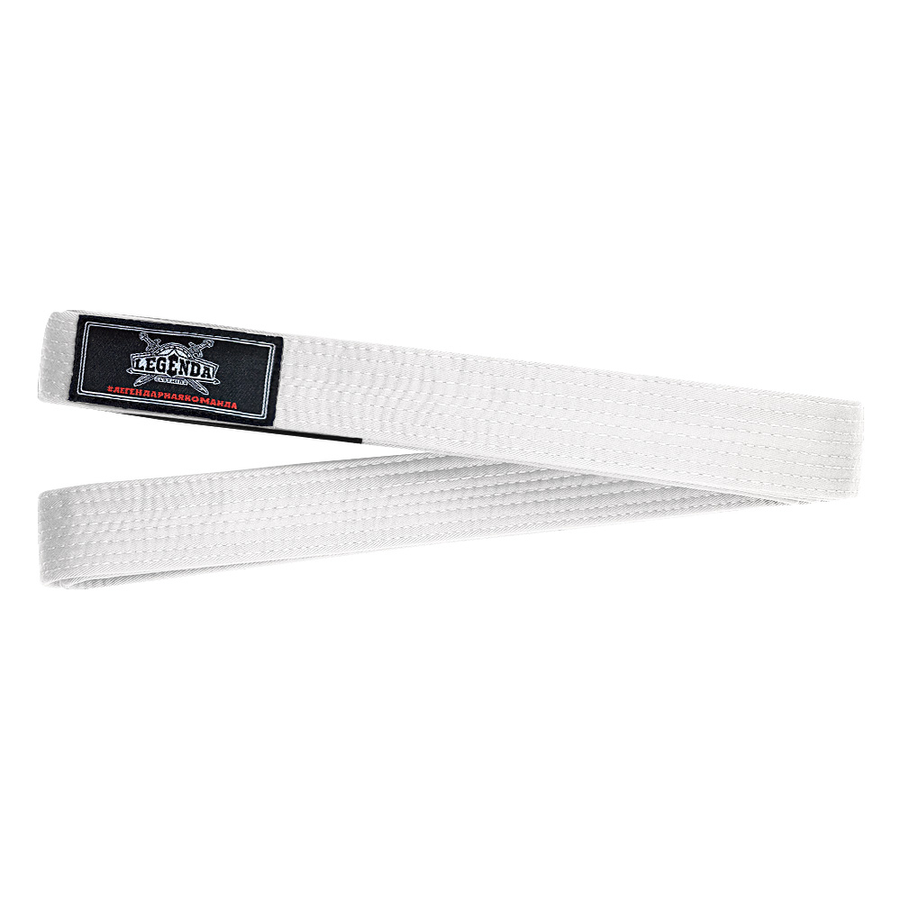 

Пояс для кимоно BJJ Legenda White A0, Белый