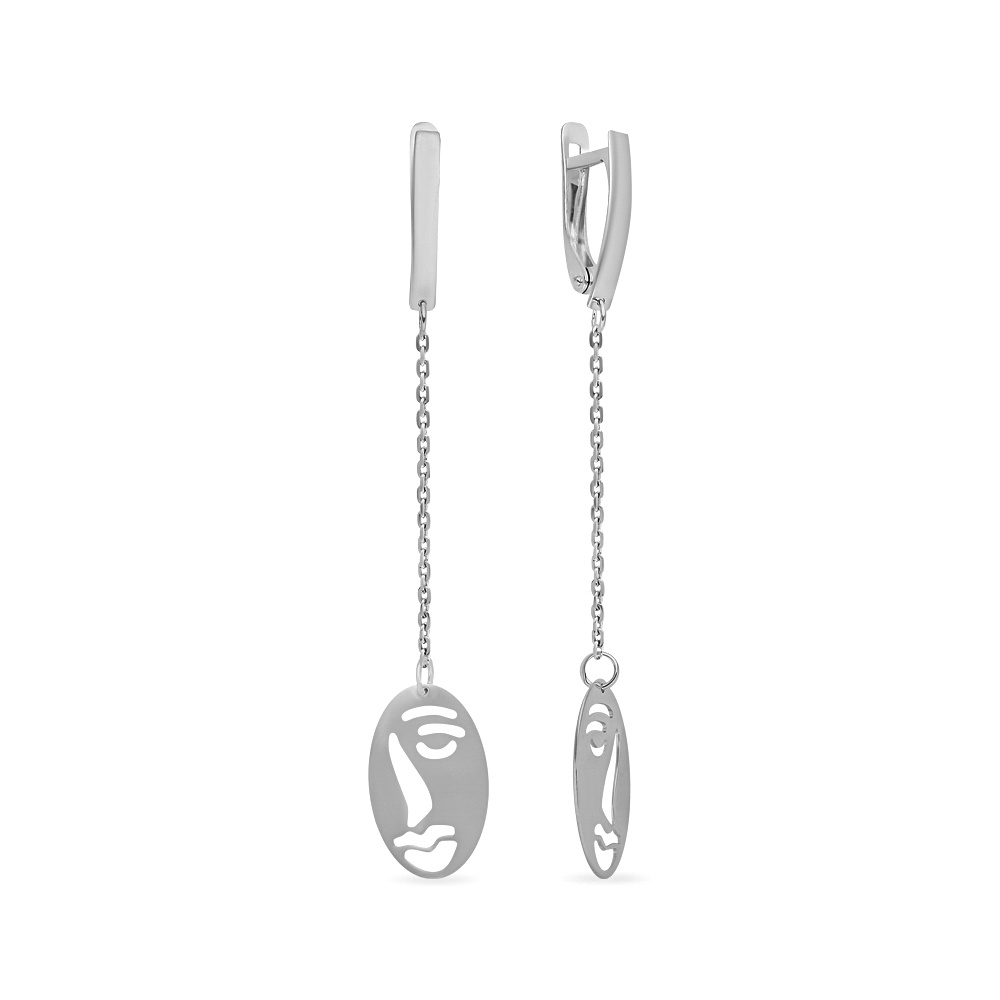 

Серьги подвески из серебра 585Gold 702010729, 702010729