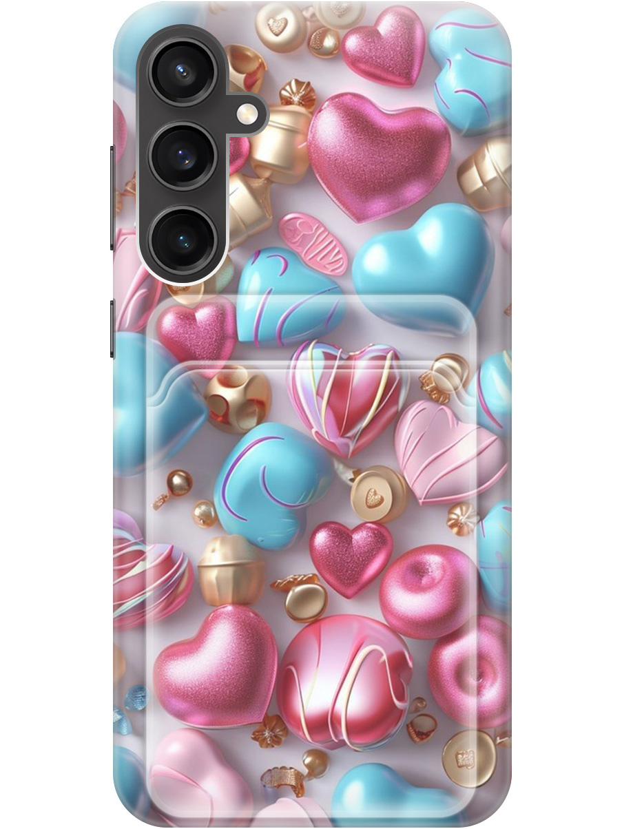 

Силиконовый чехол на Samsung Galaxy S23 FE с принтом 789126, Голубой;прозрачный;розовый, 776581591