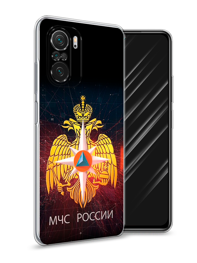 

Чехол Awog на Poco F3/Redmi K40/Mi 11i "МЧС России", Разноцветный, 310150-5