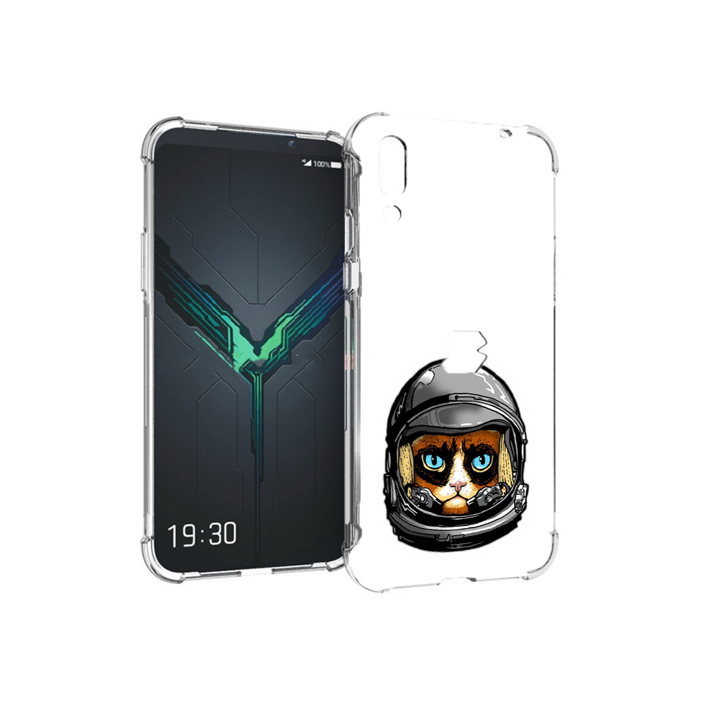 

Чехол MyPads Tocco для Xiaomi Black Shark 2 кот космонавт (PT144492.263.400), Прозрачный, Tocco