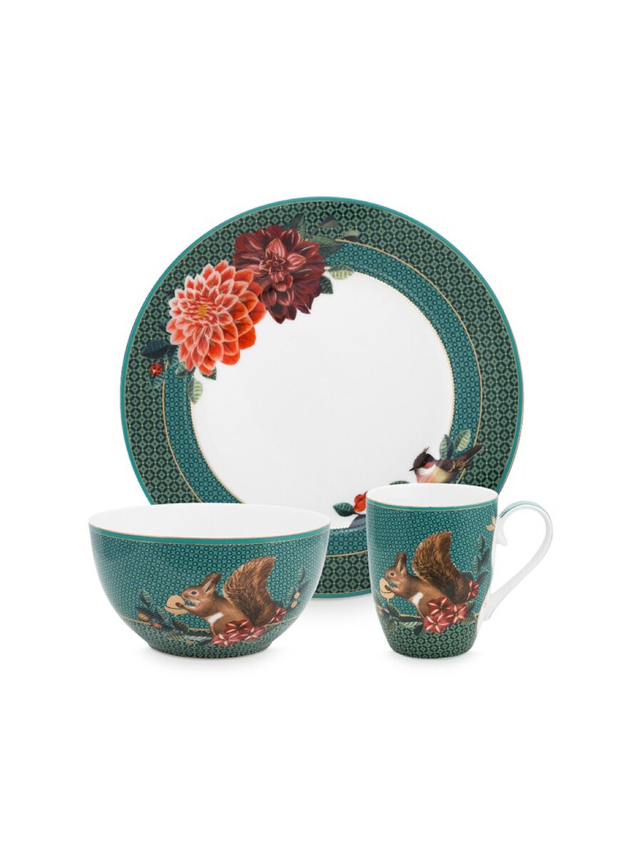 

Набор из 3 предметов для завтрака Pip Studio Winter Wonderland WW.51.020.137, Pip Studio Breakfast Set