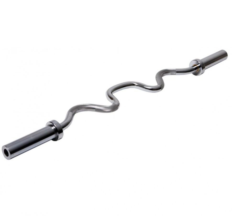 

Fitness Tools Inc. Гриф олимпийский сильноизогнутый 47" с замками FT-OB-47-W-CR-SC, Гриф олимпийский хромированный сильноизогнутый 47' с замками Fit.Tools FT-OB-47-W-CR-SC