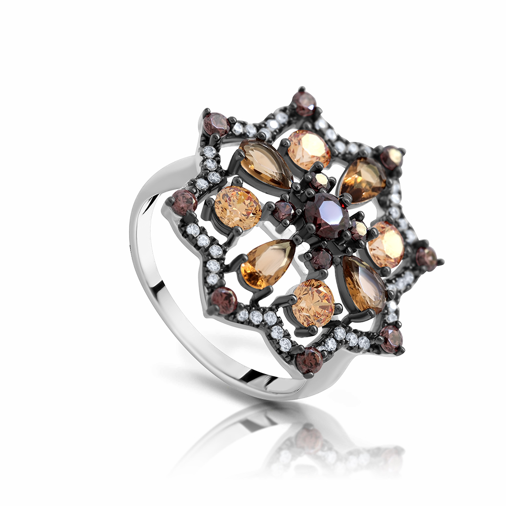 

Кольцо из серебра р. 17 VALTERA 103695, фианит, 103695