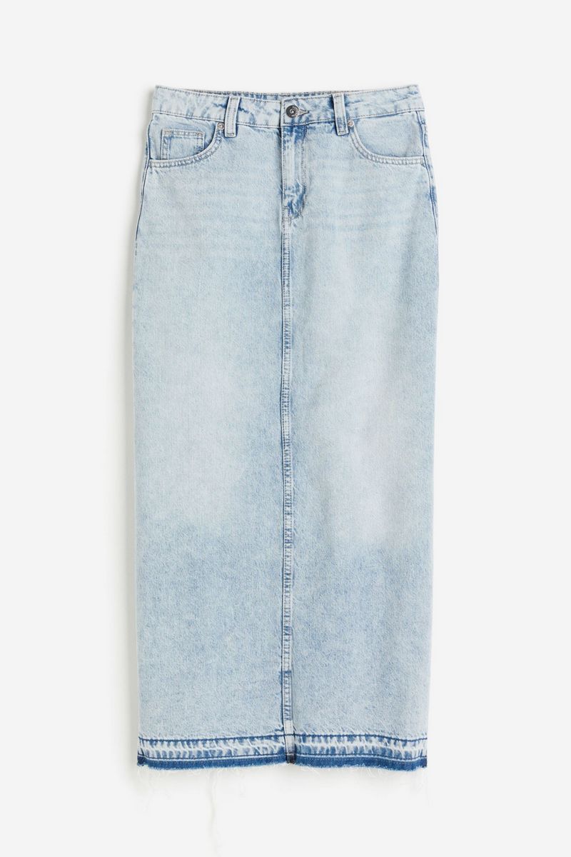 

Юбка женская H&M 1212062 голубая 50 EU, Голубой, 1212062