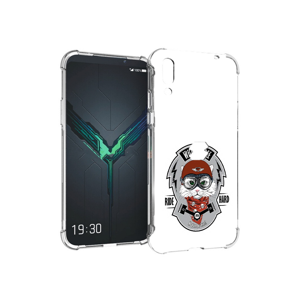 Чехол MyPads Tocco для Xiaomi Black Shark 2 кошка в шлеме (PT144492.263.404)
