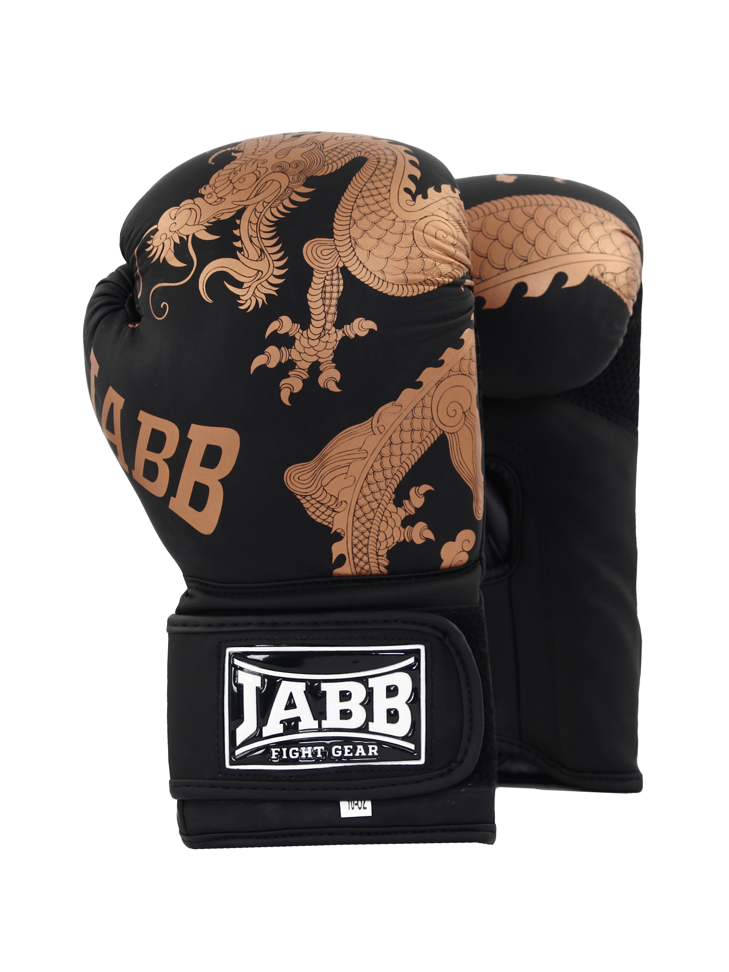 фото Боксерские перчатки jabb je-4070 asia gold dragon золотистый/черный 8 унций