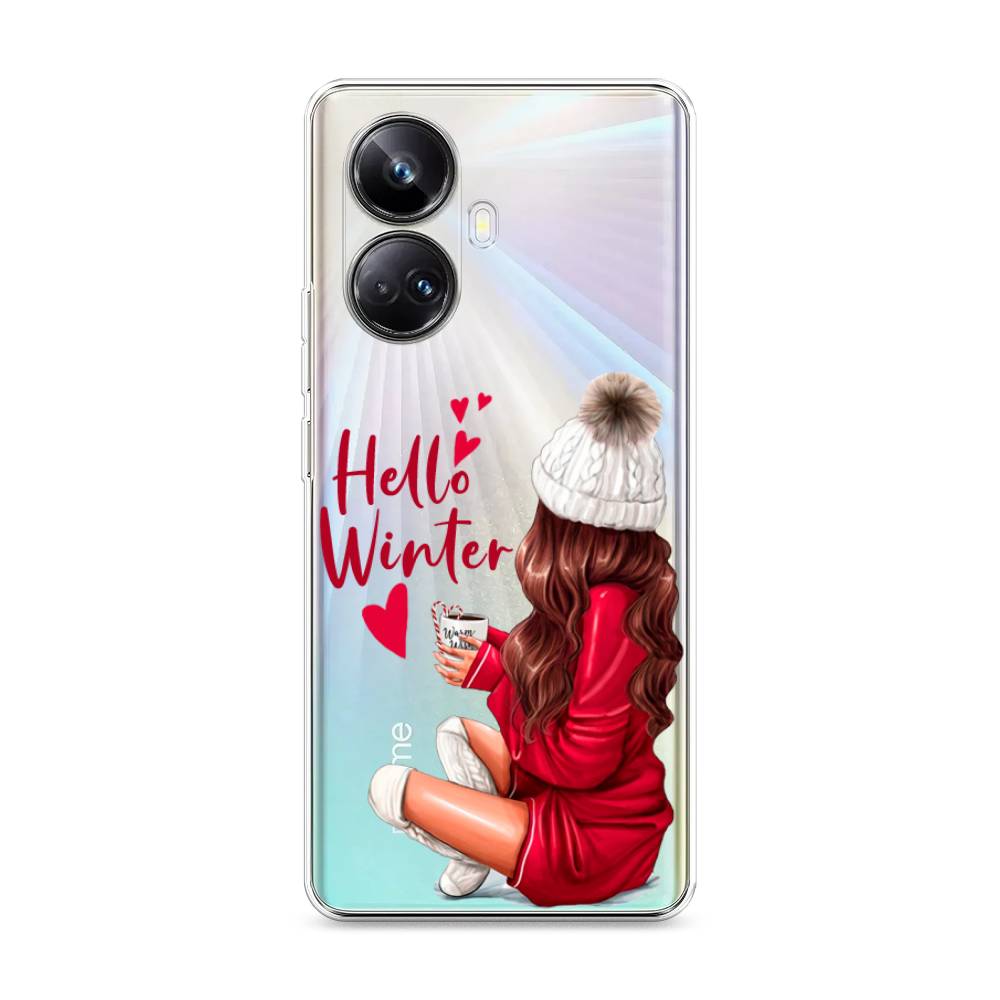 

Чехол на Realme 10 Pro+ "Hello winter", Красный;белый;коричневый, 2512350-5
