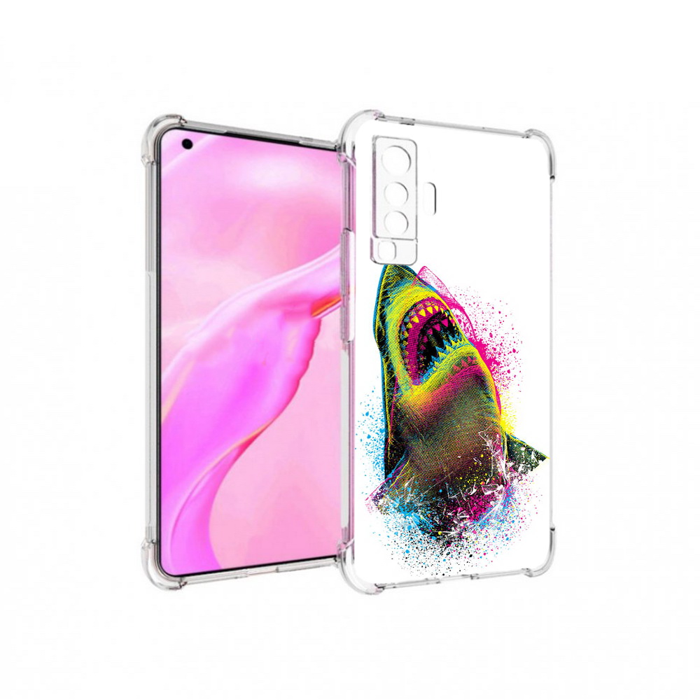 

Чехол MyPads Tocco для Vivo X50 челюсти-2 (PT226969.391.674), Прозрачный, Tocco