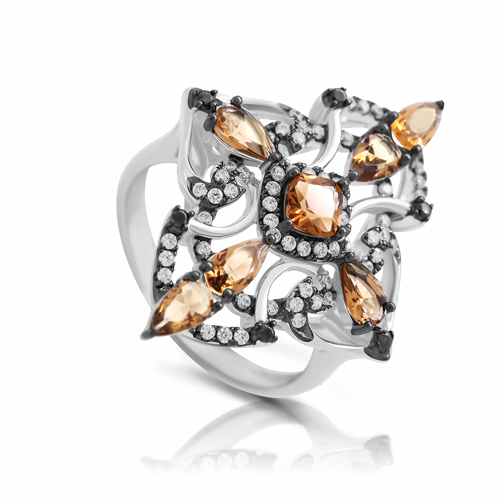 

Кольцо из серебра р. 18 VALTERA 103717, фианит, 103717