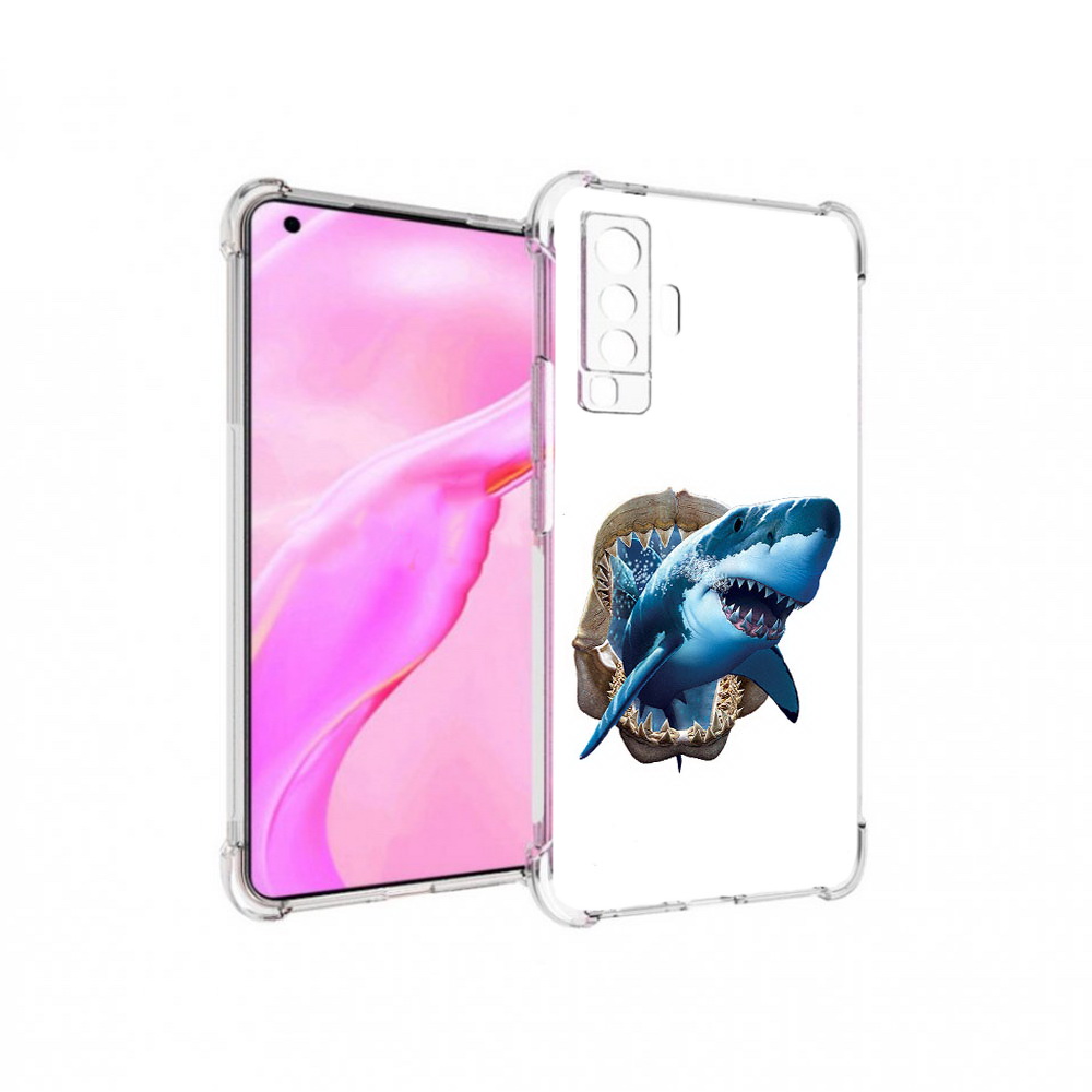 

Чехол MyPads Tocco для Vivo X50 челюсти (PT226969.391.675), Прозрачный, Tocco
