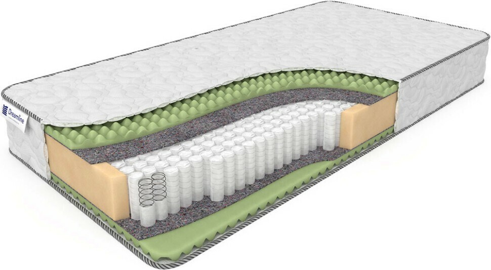 

Матрас Dreamline Massage Foam spring 1000 пружинный 80х200 см, Белый, Massage Foam spring 1000