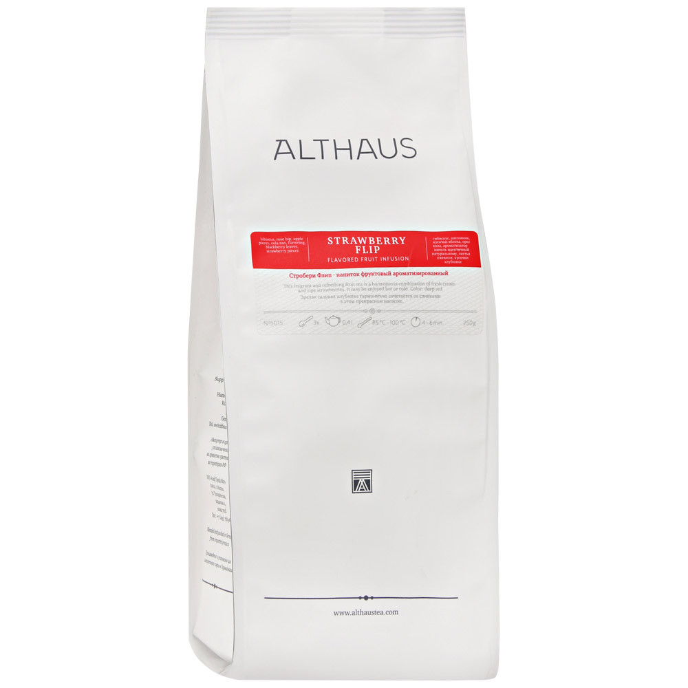 

Чай Althaus Strawberry Flip фруктовый 250 г