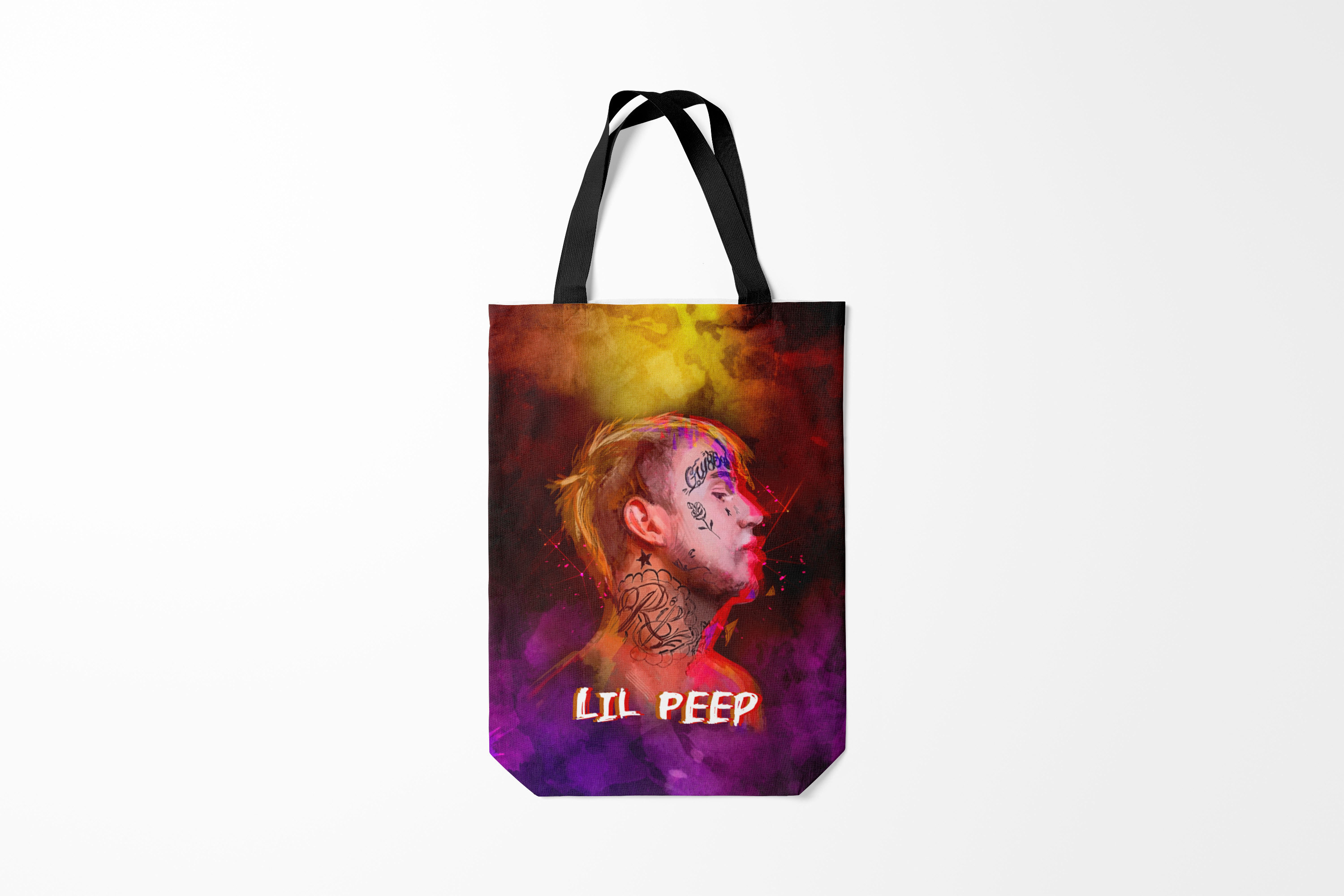 

Сумка шoппер унисекс Burnettie Lil Peep ART,, Lil Peep ART