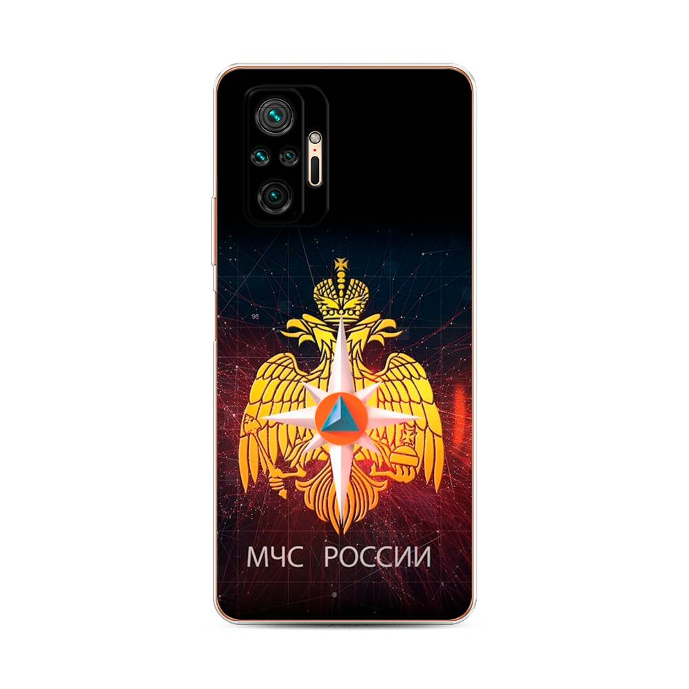 фото Силиконовый чехол "мчс россии" на xiaomi redmi note 10 pro awog