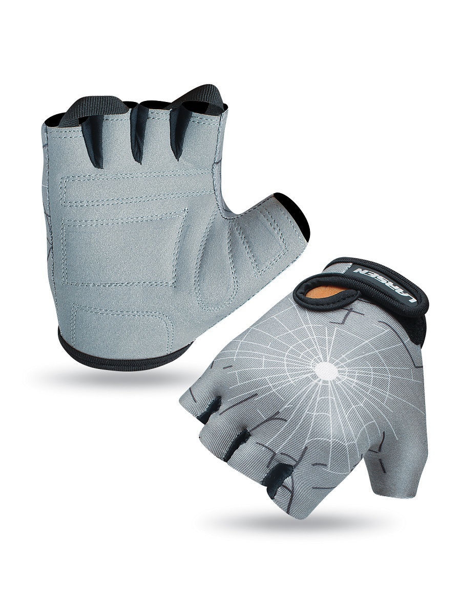 Велосипедные перчатки Larsen 01-2806, серый, 3XS