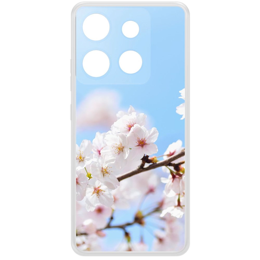

Чехол-накладка Krutoff Clear Case Цветение для INFINIX Smart 7 HD, Прозрачный