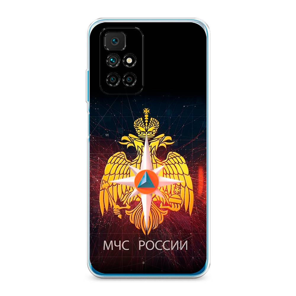 фото Силиконовый чехол "мчс россии" на xiaomi redmi note 11 4g china awog