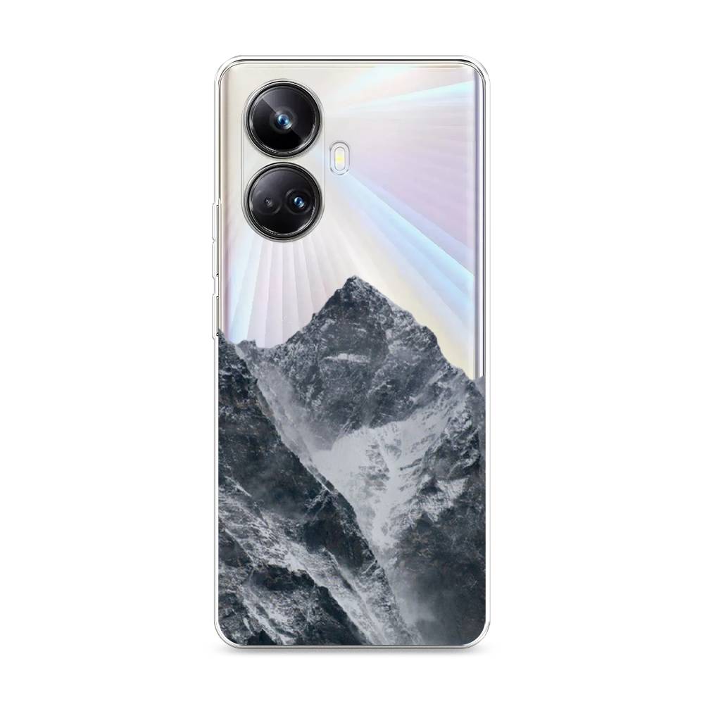 

Чехол на Realme 10 Pro+ "Горы арт 4", Серый;бежевый, 2512350-2