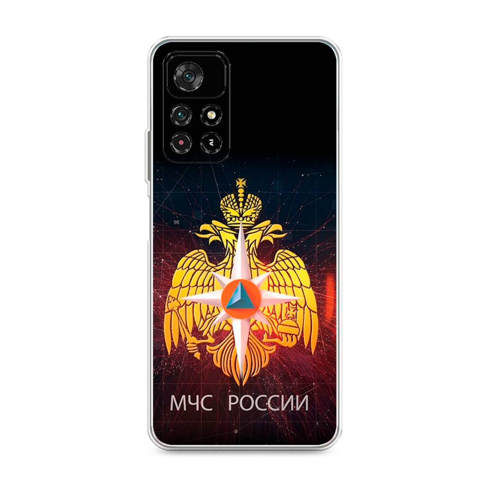 фото Силиконовый чехол "мчс россии" на xiaomi redmi note 11 5g awog