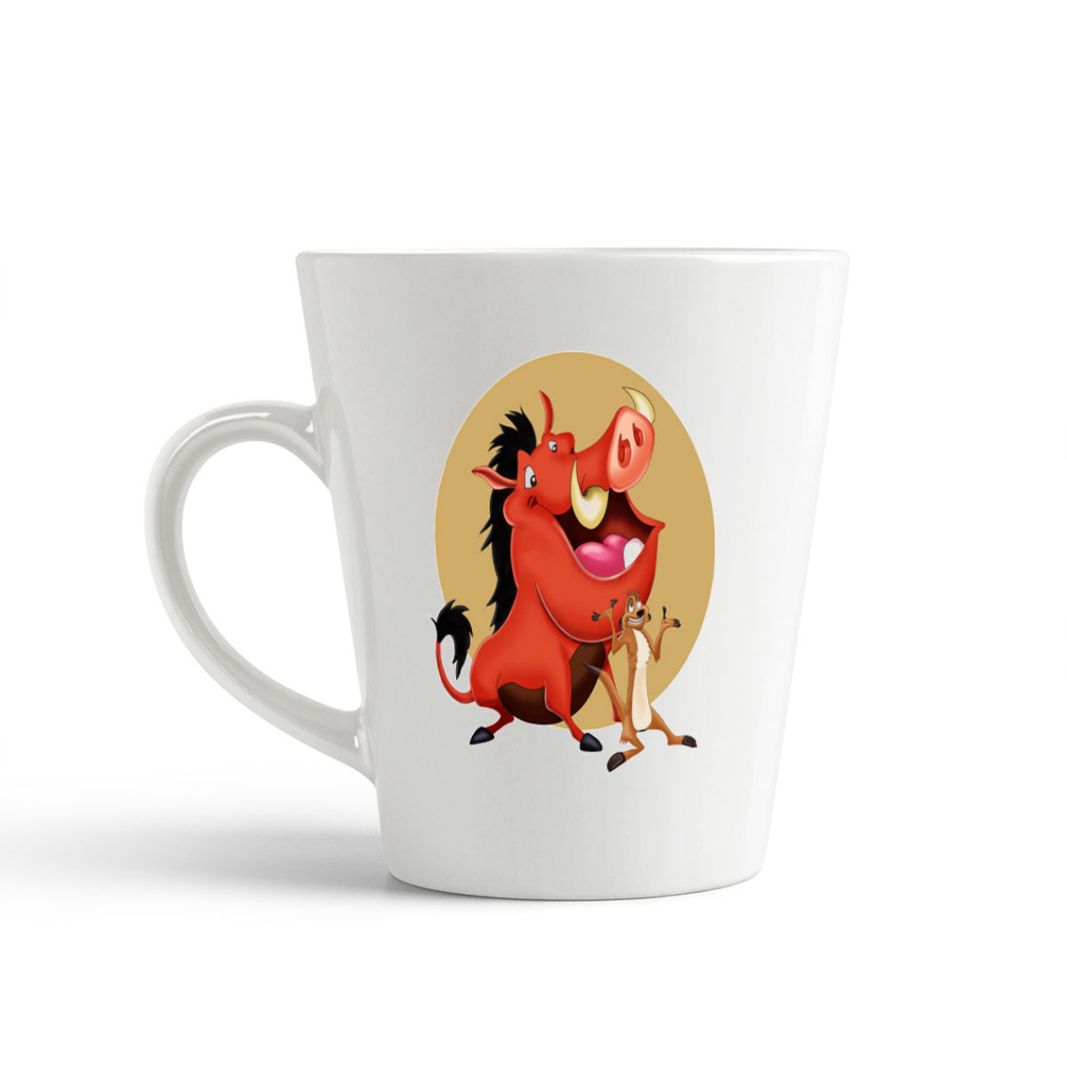 

Конусная кружка CoolPodarok Мультфильм.Тимон и пумба