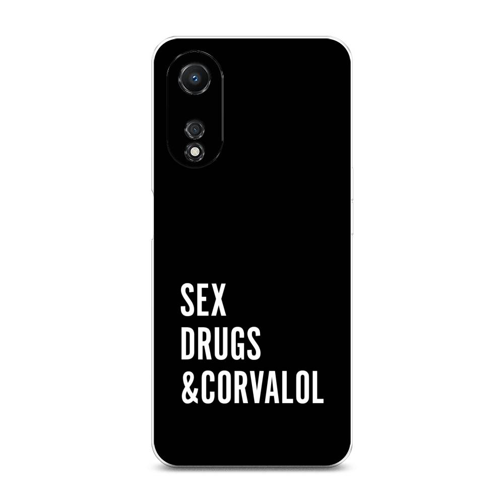 

Чехол для Oppo A58 5G "Corvalol", Черный;серый;белый, 2512450-6