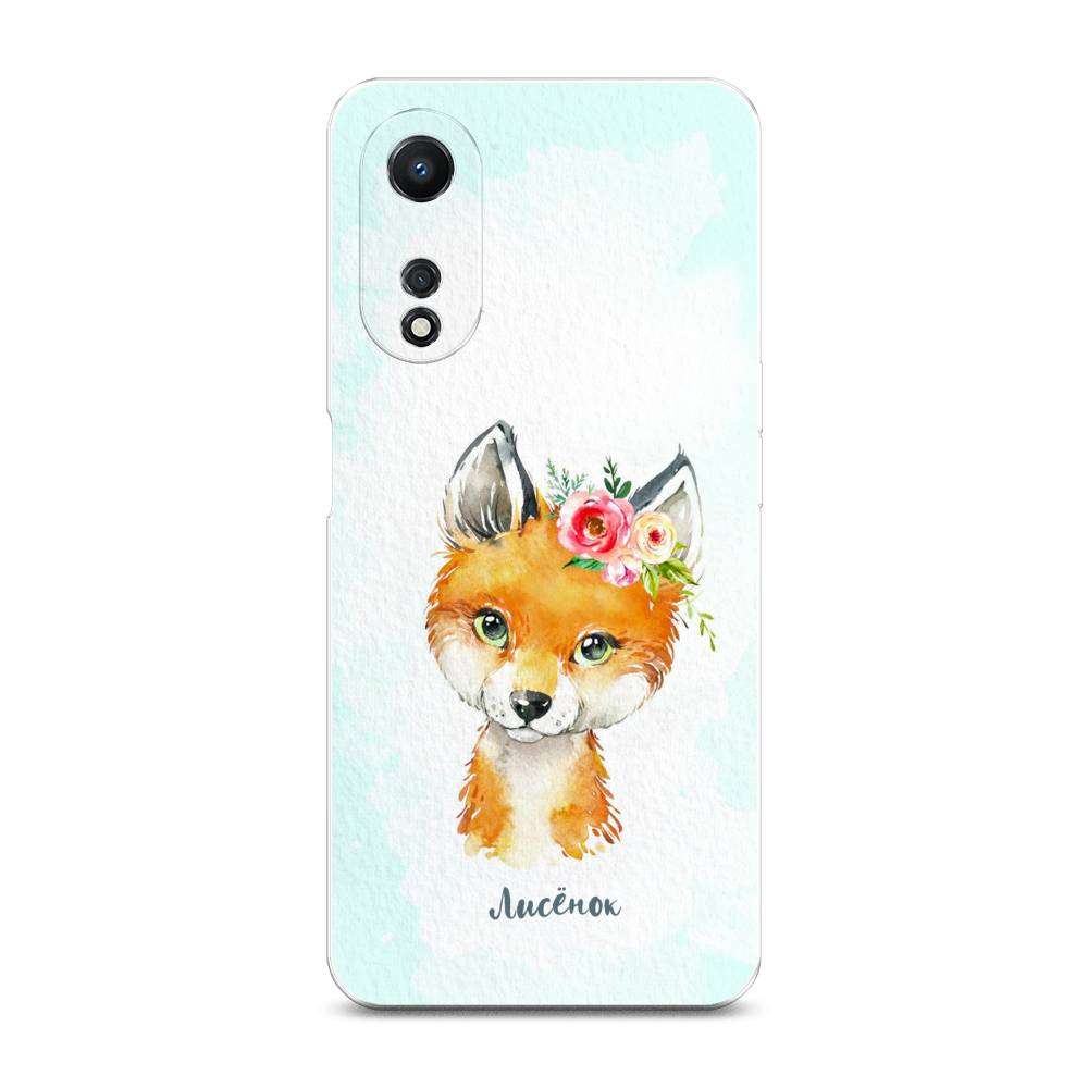 

Чехол на Oppo A58 5G "Мой лисёнок", Голубой;оранжевый, 2512450-1