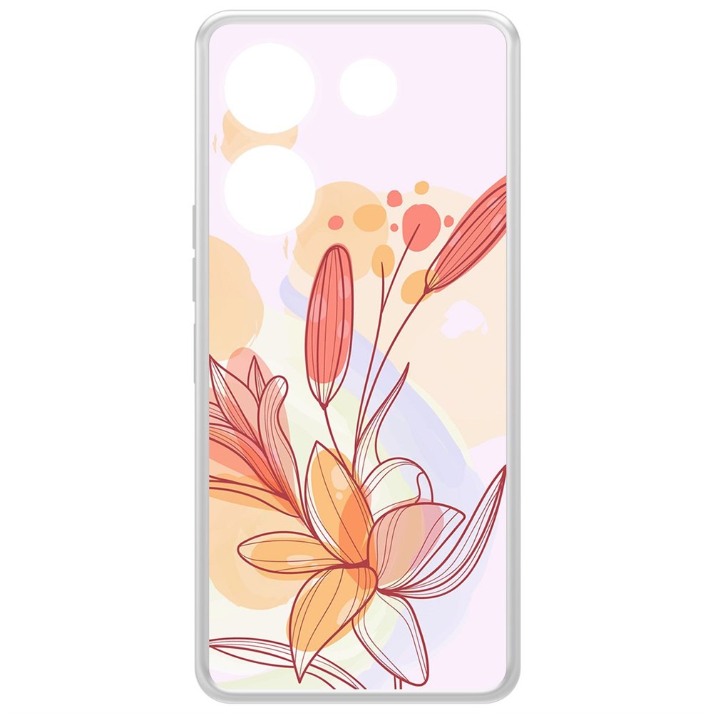 

Чехол-накладка Krutoff Clear Case Фантазия для TECNO Camon 20 Pro, Прозрачный
