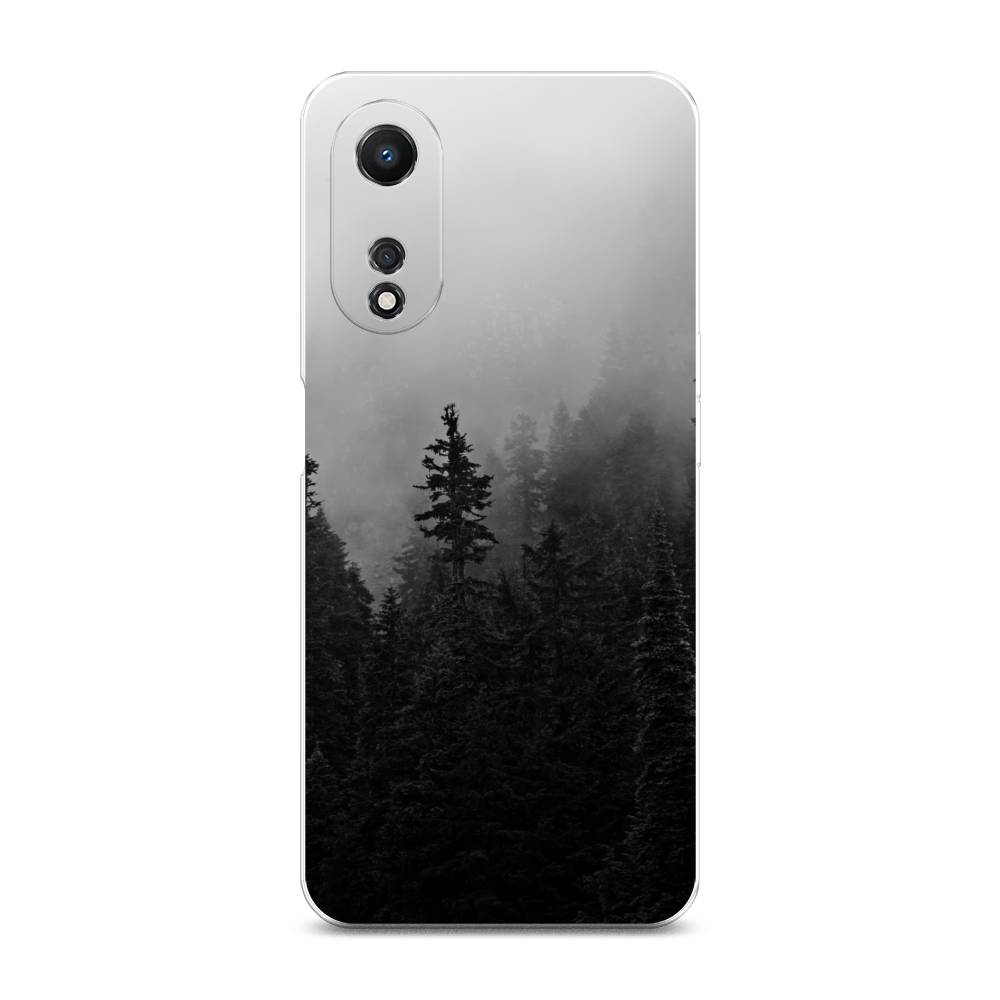 

Чехол для Oppo A58 5G "Туманный лес", Серый;черный, 2512450-2