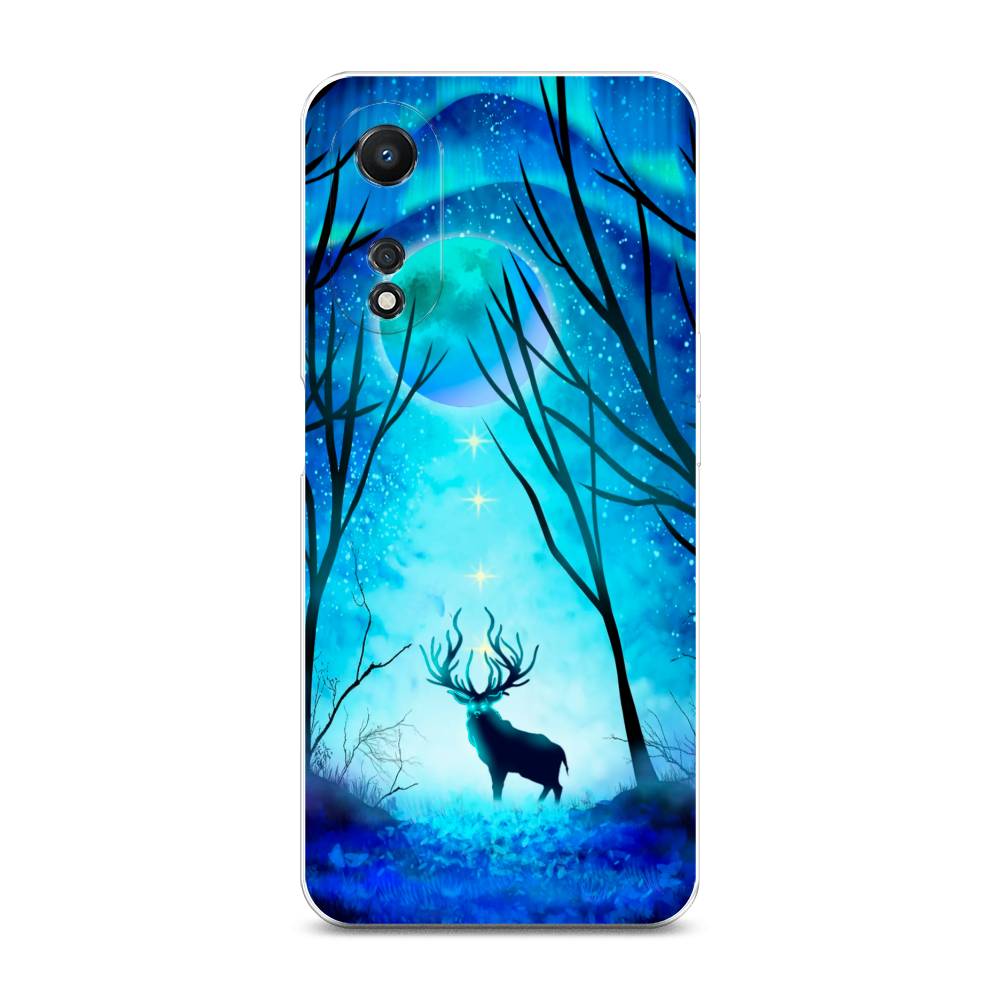 

Чехол для Oppo A58 5G "Олень северное сияние", Синий;черный;голубой, 2512450-1