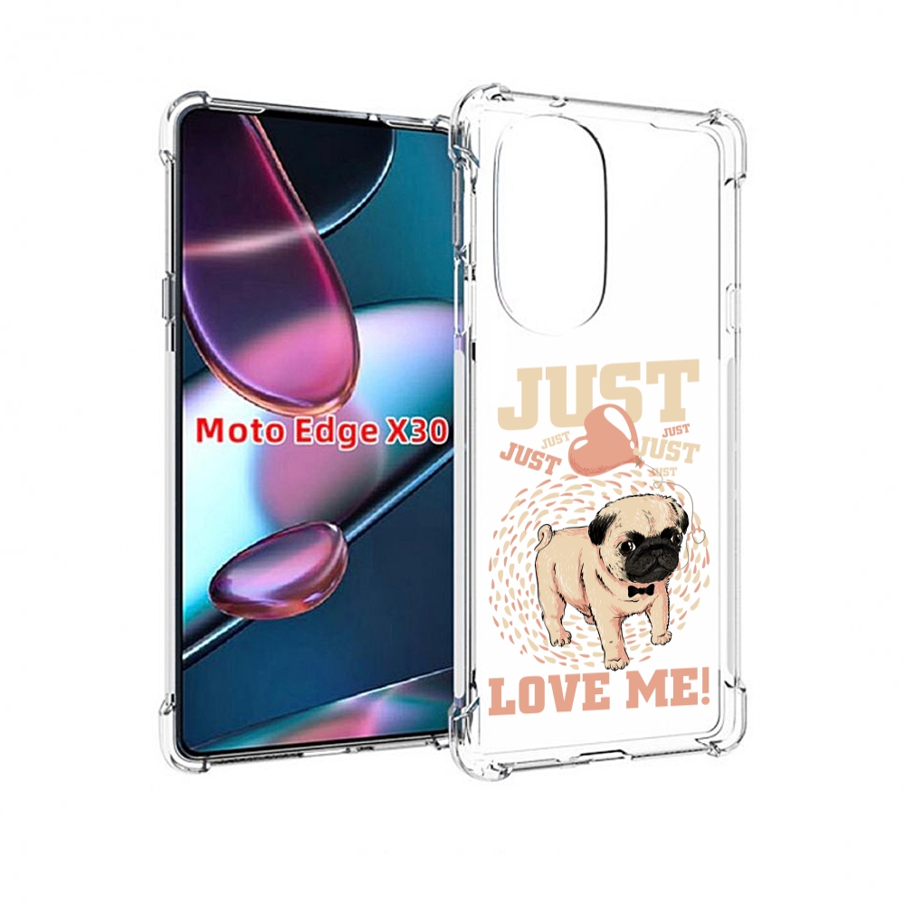 

Чехол MyPads Люби меня для Motorola Moto Edge X30, Прозрачный, Tocco