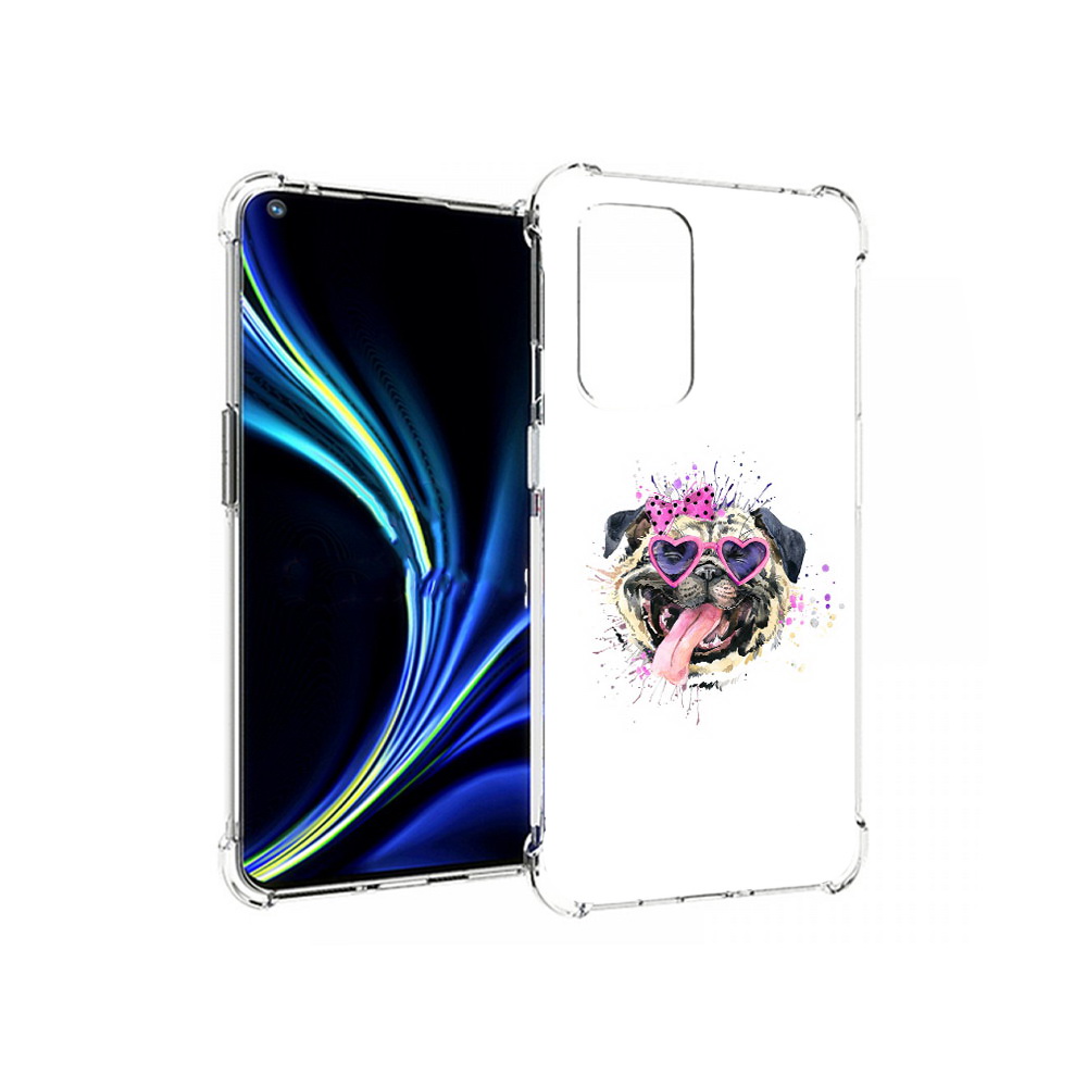 

Чехол MyPads Tocco для OnePlus 9 Веселая собака (PT159409.128.43), Прозрачный, Tocco