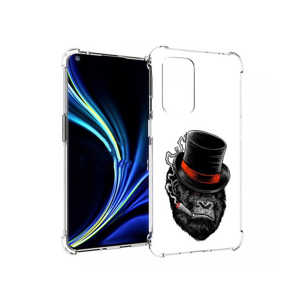 

Чехол MyPads Tocco для OnePlus 9 дизайнерская горилла (PT159409.128.431), Прозрачный, Tocco