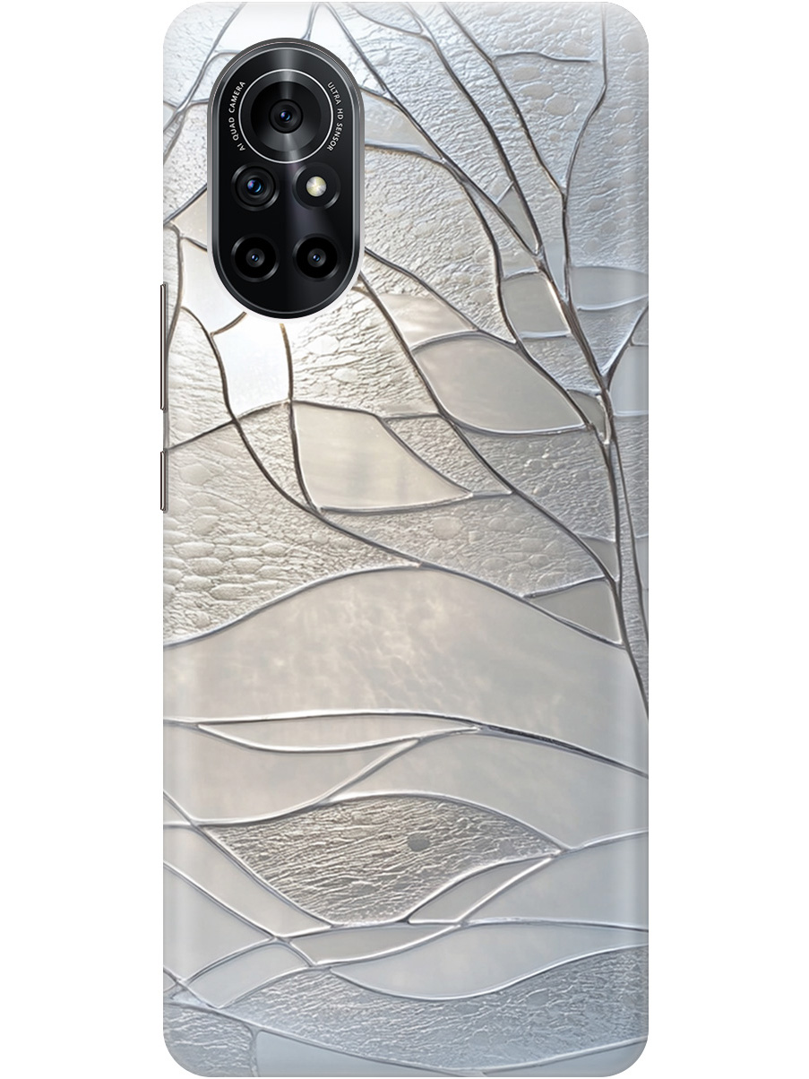 

Силиконовый чехол на Huawei Nova 8 с принтом "Зимние деревья", Прозрачный;серый, 731079541