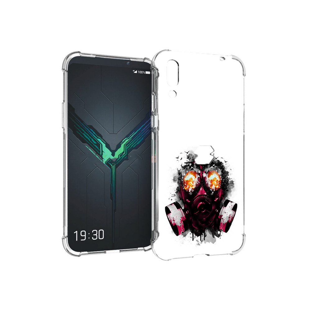 

Чехол MyPads Tocco для Xiaomi Black Shark 2 красный противогаз (PT144492.263.412), Прозрачный, Tocco