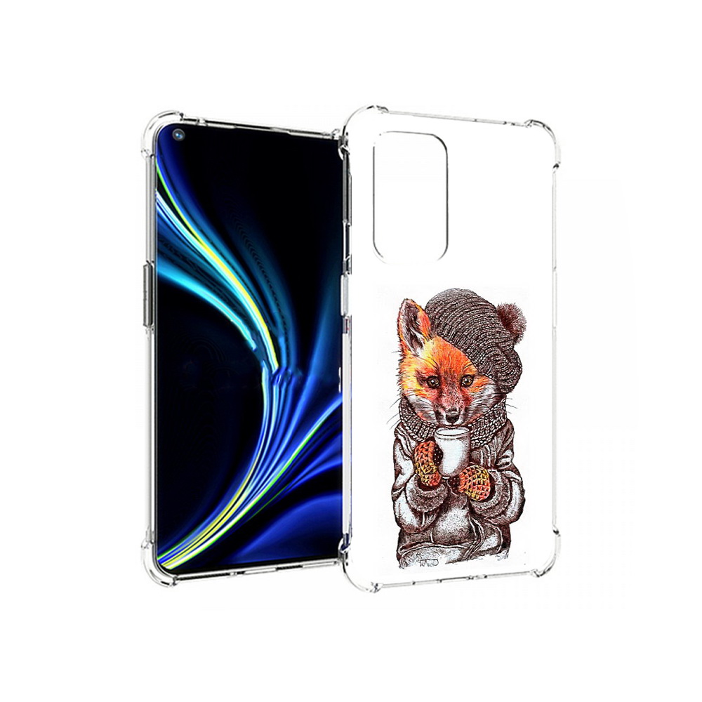 

Чехол MyPads Tocco для OnePlus 9 лиса в шапке (PT159409.128.437), Tocco