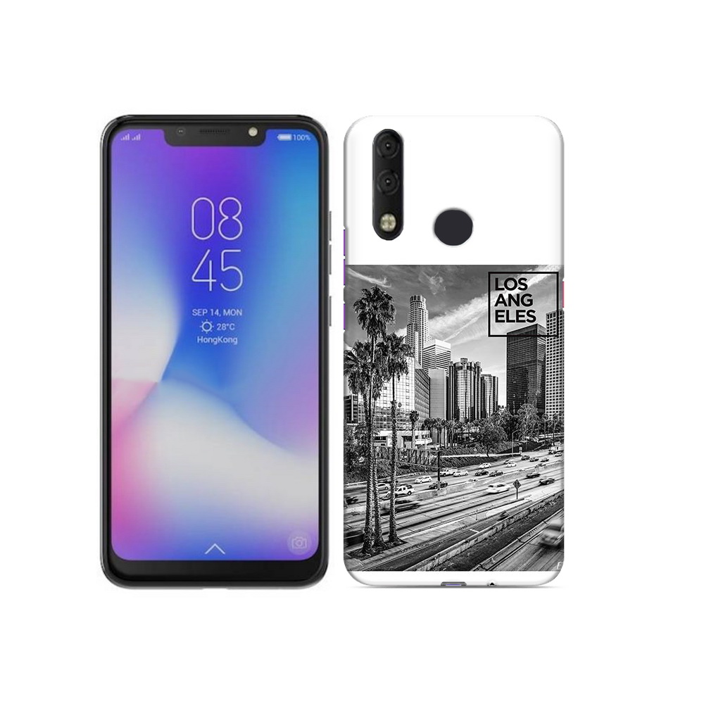 

Чехол MyPads Tocco для Tecno Camon 11 Pro черно белый лос анджелес, Tocco
