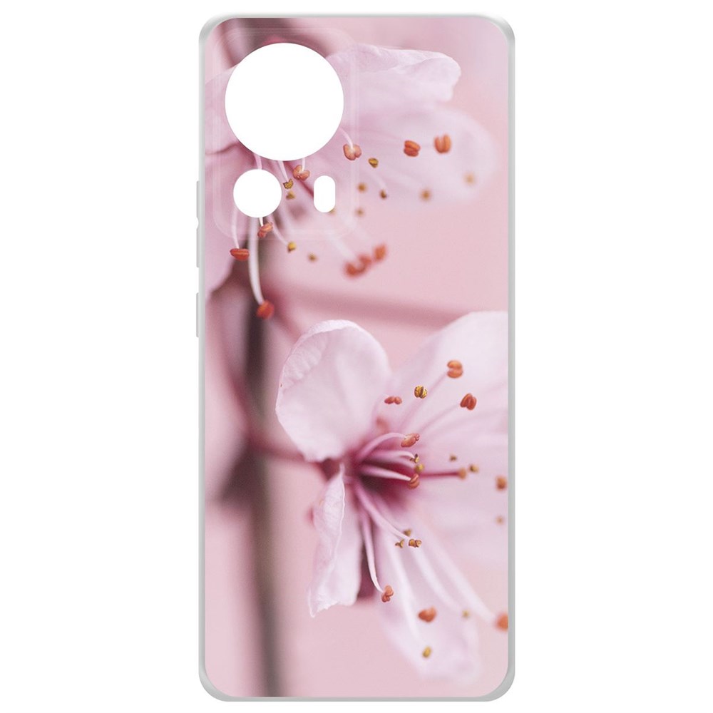 

Чехол-накладка Krutoff Clear Case Весна для Xiaomi 13 Lite, Прозрачный