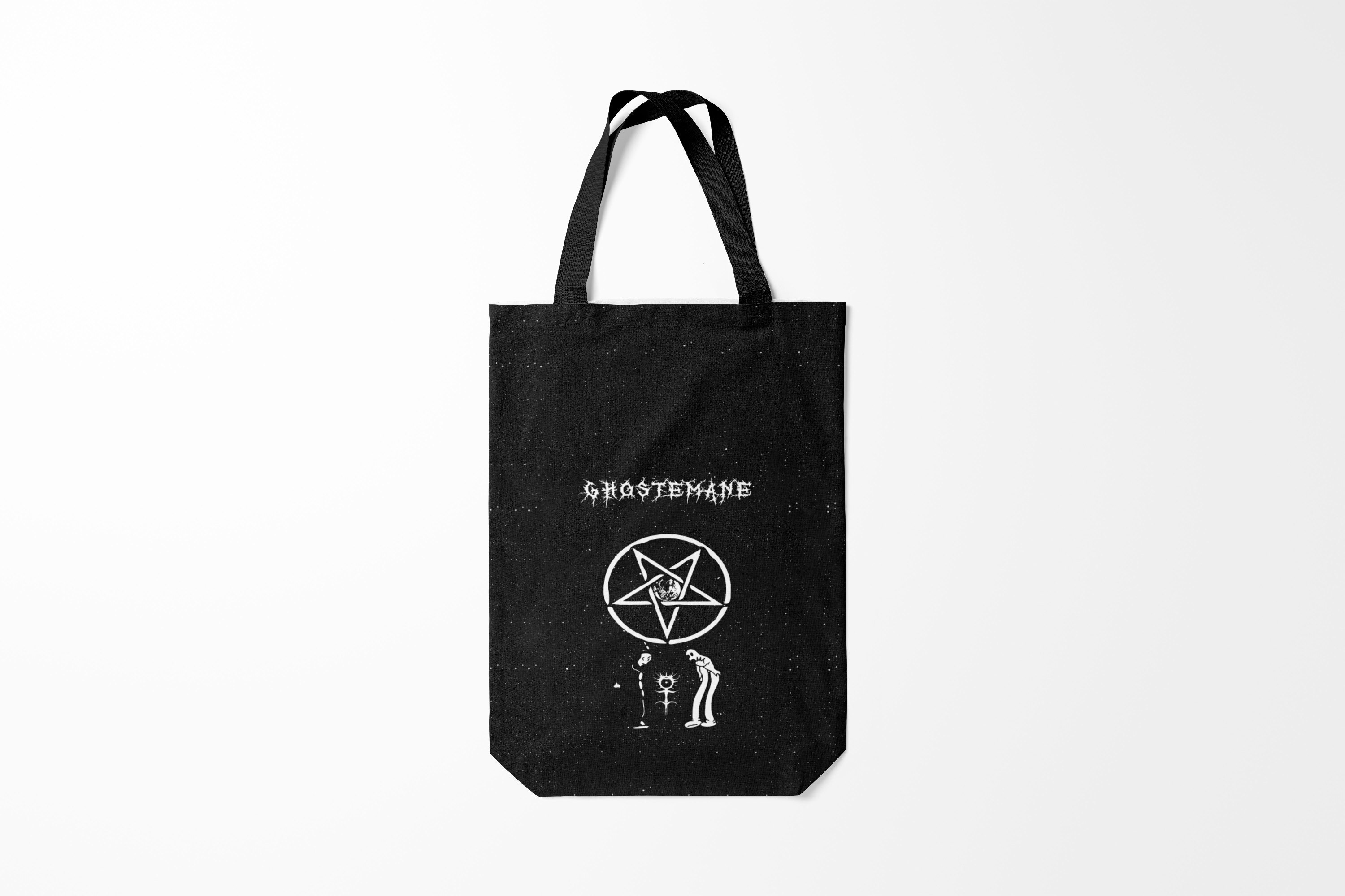 

Сумка шoппер унисекс Burnettie GHOSTEMANE, черный, GHOSTEMANE