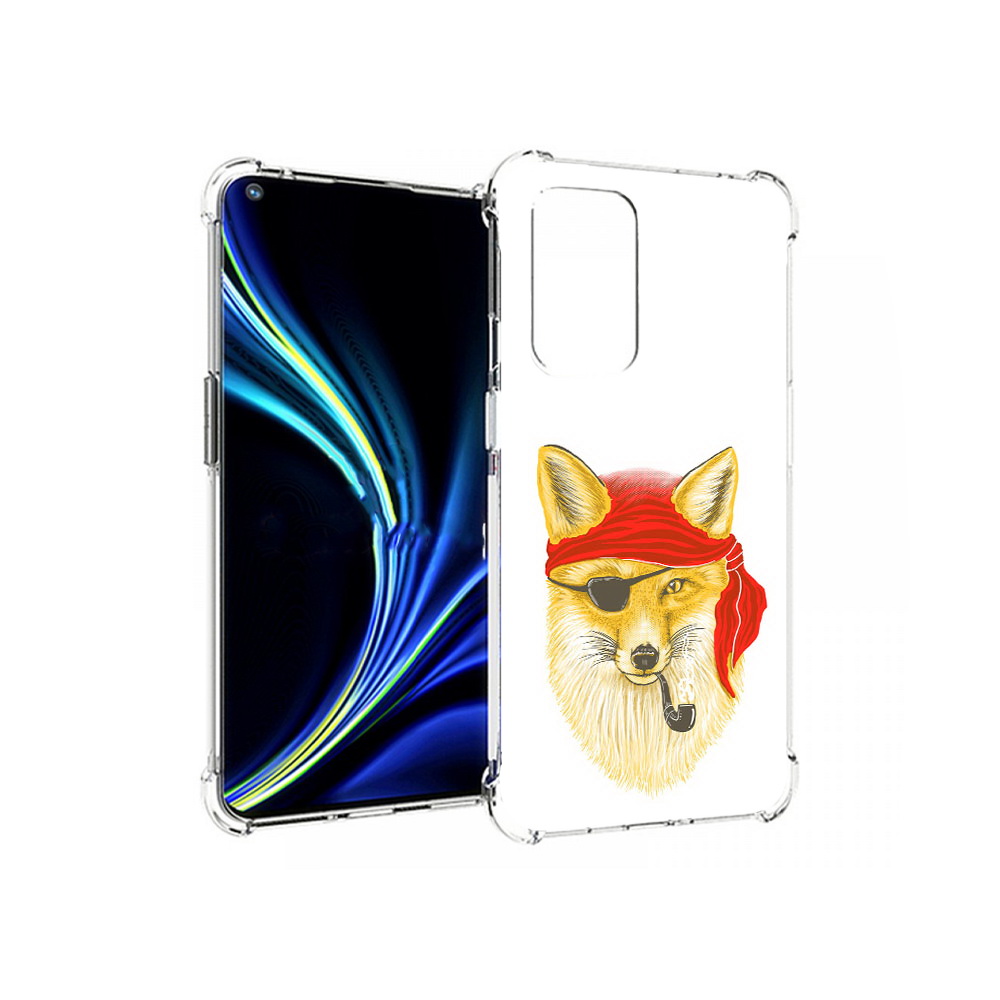 

Чехол MyPads Tocco для OnePlus 9 лиса-пират (PT159409.128.440), Прозрачный, Tocco