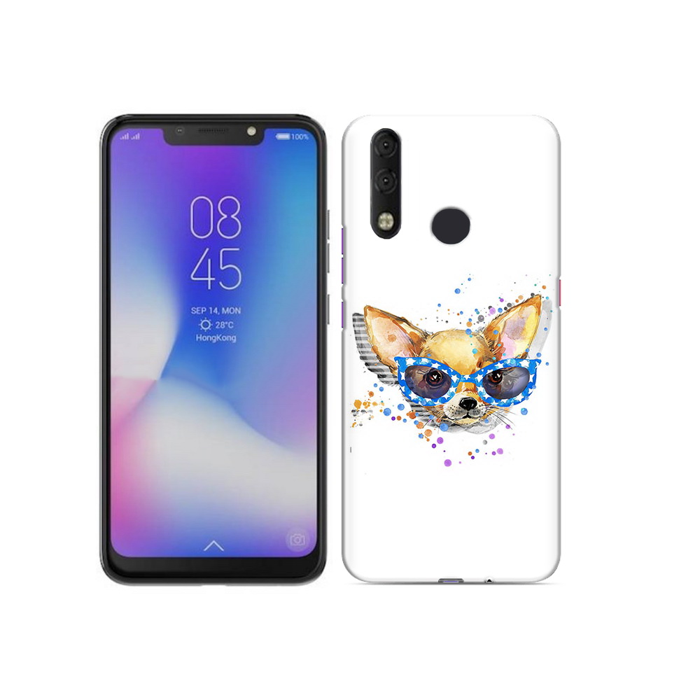 

Чехол MyPads Tocco для Tecno Camon 11 Pro чихуа-хуа в очках, Tocco