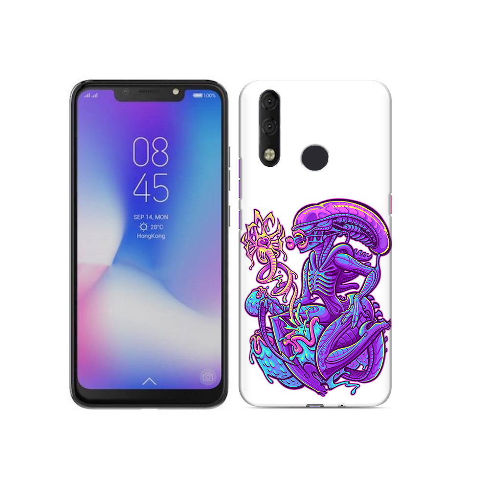 

Чехол MyPads Tocco для Tecno Camon 11 Pro чужой фиолетовый цвет, Tocco