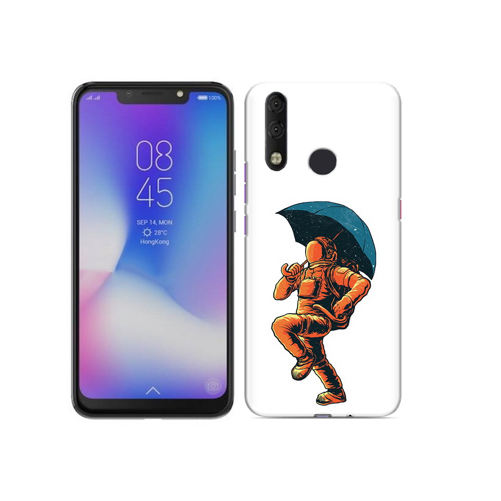 

Чехол MyPads Tocco для Tecno Camon 11 Pro шагающий космонавт с зонтом, Tocco